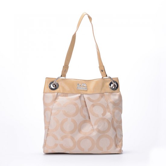 Coach Legacy Classic Signature Medium Khaki Totes EXE | Women